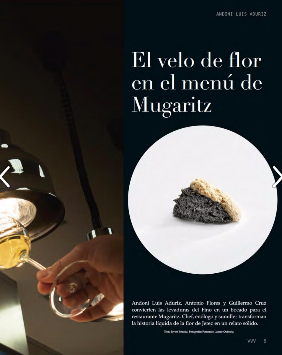 Guillermo__Cruz's tweet photo. Lo conseguimos!! Ya servimos el velo en flor en @Mugaritz, un homenaje a Jerez...Parte sólida y líquida se funden. Gracias @Hacedordevinos ❤ https://t.co/2YcI3zbBTl