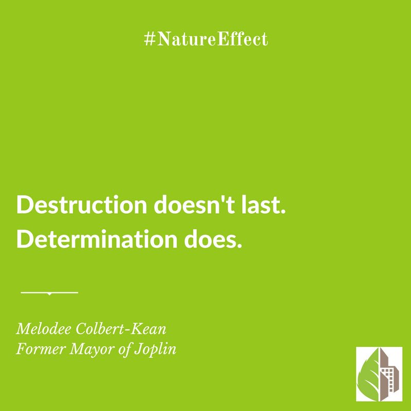 GreatRivEng's tweet photo. 6 years ago today Joplin was devastated by a tornado. Then the #NatureEffect took hold. See how: https://t.co/oPhnESmnSG #resilience #urban https://t.co/rYiS1gYWhe