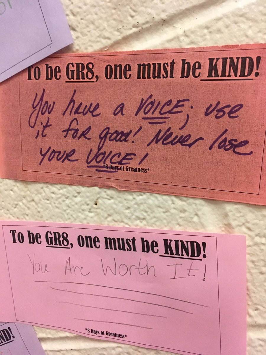 THS_Kind's tweet photo. So much KINDness filling the halls of Turpin today! #beKIND #BeGr8 https://t.co/vzwA7yLbGx