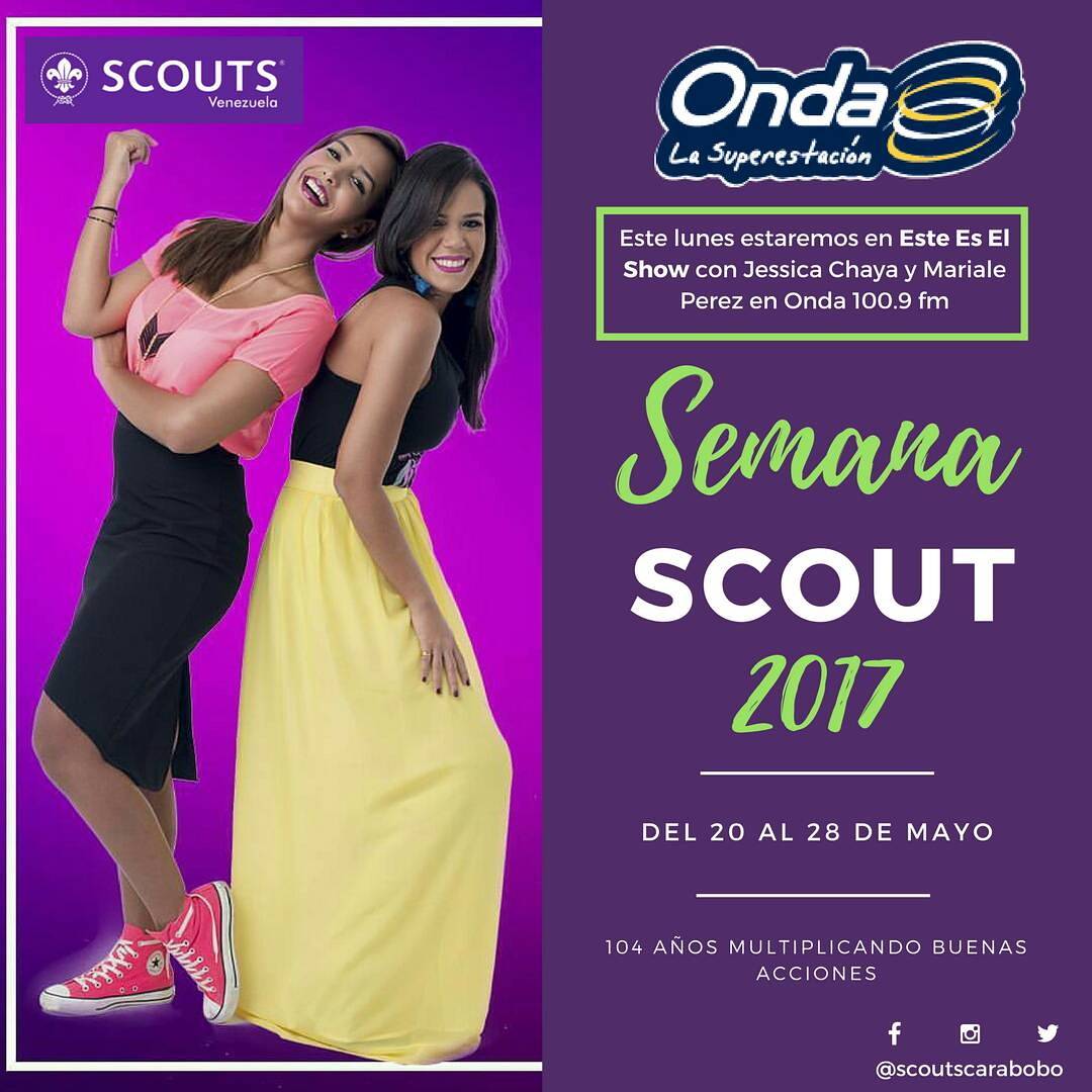 ScoutsCarabobo's tweet photo. A las 04:00pm estaremos en el @esteeselshowfm por @OndaValencia 100.9fm #RetoScout @scoutsvenezuela https://t.co/VRtfzWjCn2
