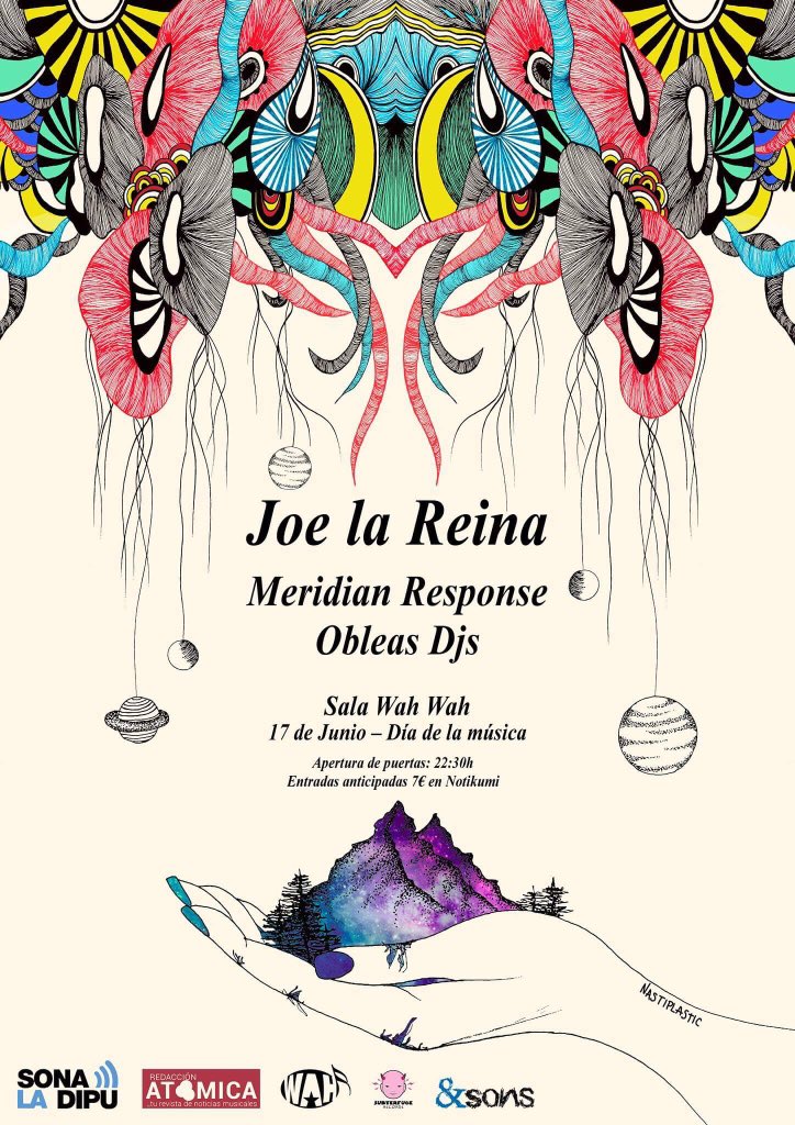 Día de la Música con @JoelaReina y @MeridianRespons 🎶 El 17 de junio en la @wahwah_valencia 🎪 Anticipadas a 7€ en <a href="/notikumi/">notikumi</a> 🎫