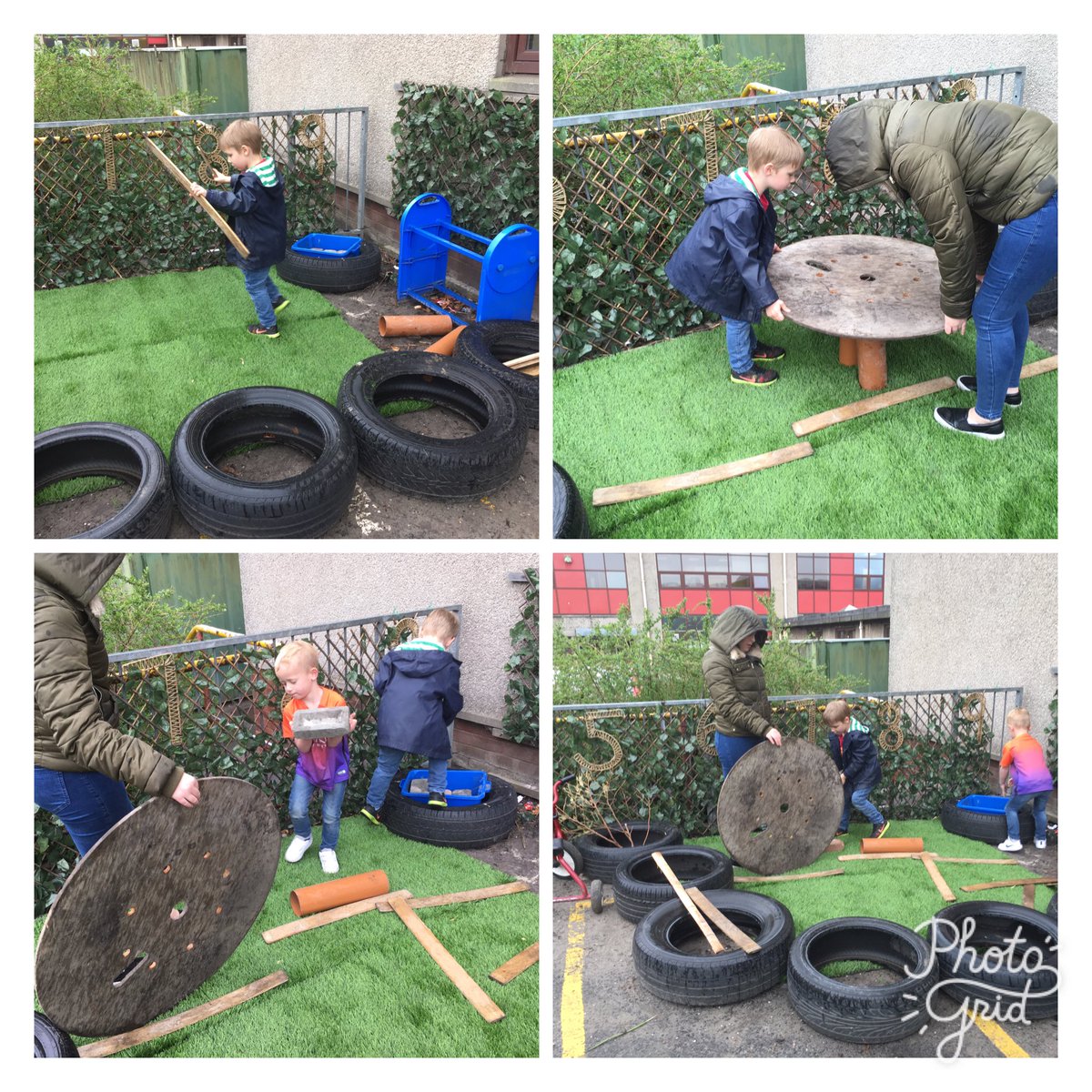 SFX_Nursery's tweet photo. Creativity and problem solving through creative play with loose materials #riskyplay #realmaterials https://t.co/sPDnHwfQlq