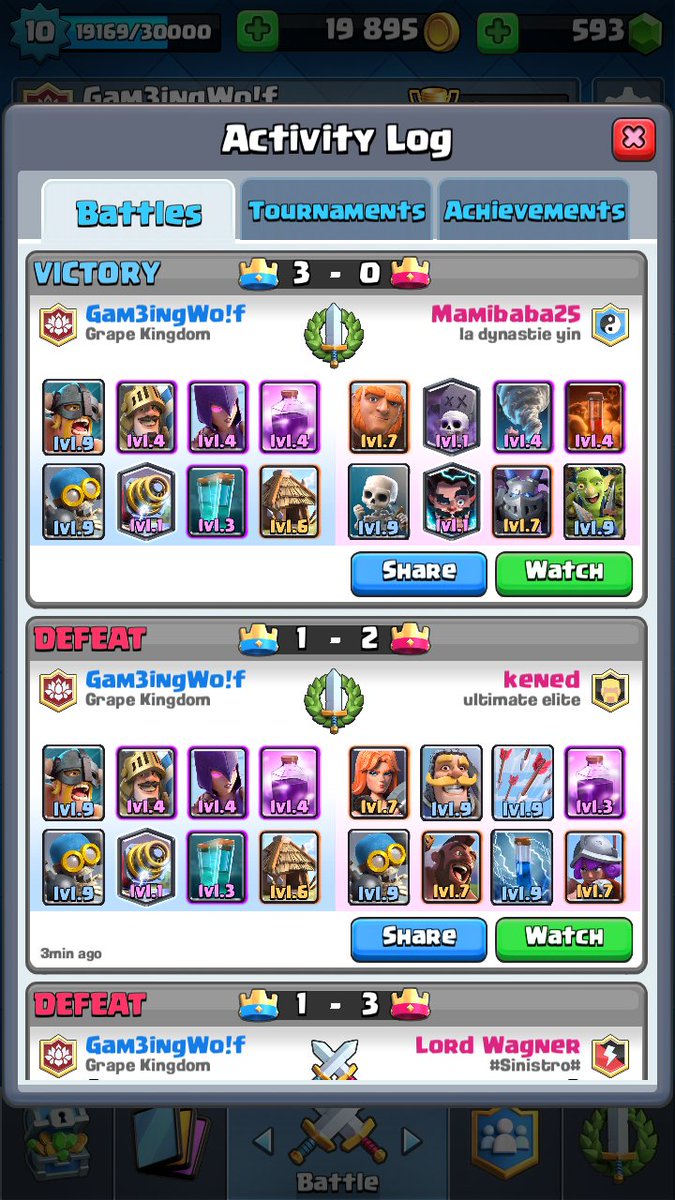 EstevanVega4's tweet photo. @MOLT_YT I was able to three crown with the least used cards in Clash royal https://t.co/o9V1y62jQV
