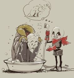 *bath time with 'mlord.