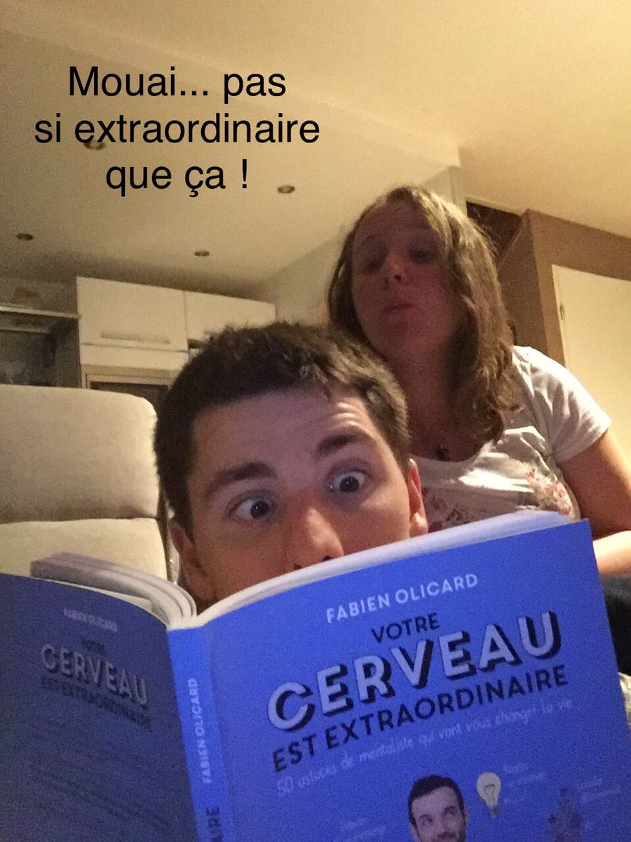 LBrisois's tweet photo. @fabienolicard Tu es sûr Fabien ? Ma femme n'a pas l'air de trouver le mien si extra...#CerveauExtra https://t.co/xIthzmK2Yw
