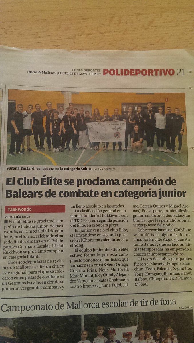 El <a href="/ClubEliteRB/">Club Ramos&Brigitte</a>  en prensa. Muchas gracias al <a href="/diariomallorca/">Diario de Mallorca</a>  por la noticia. A tope