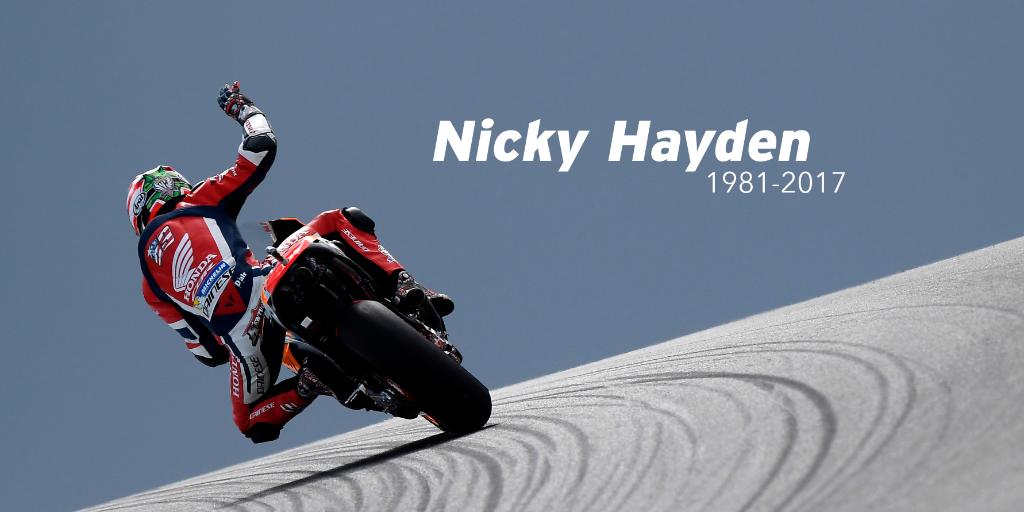 HondaPowersprts's tweet image. Farewell, Nicky. Thank you for your friendship, dedication, and spirit. You will always be our Champion.