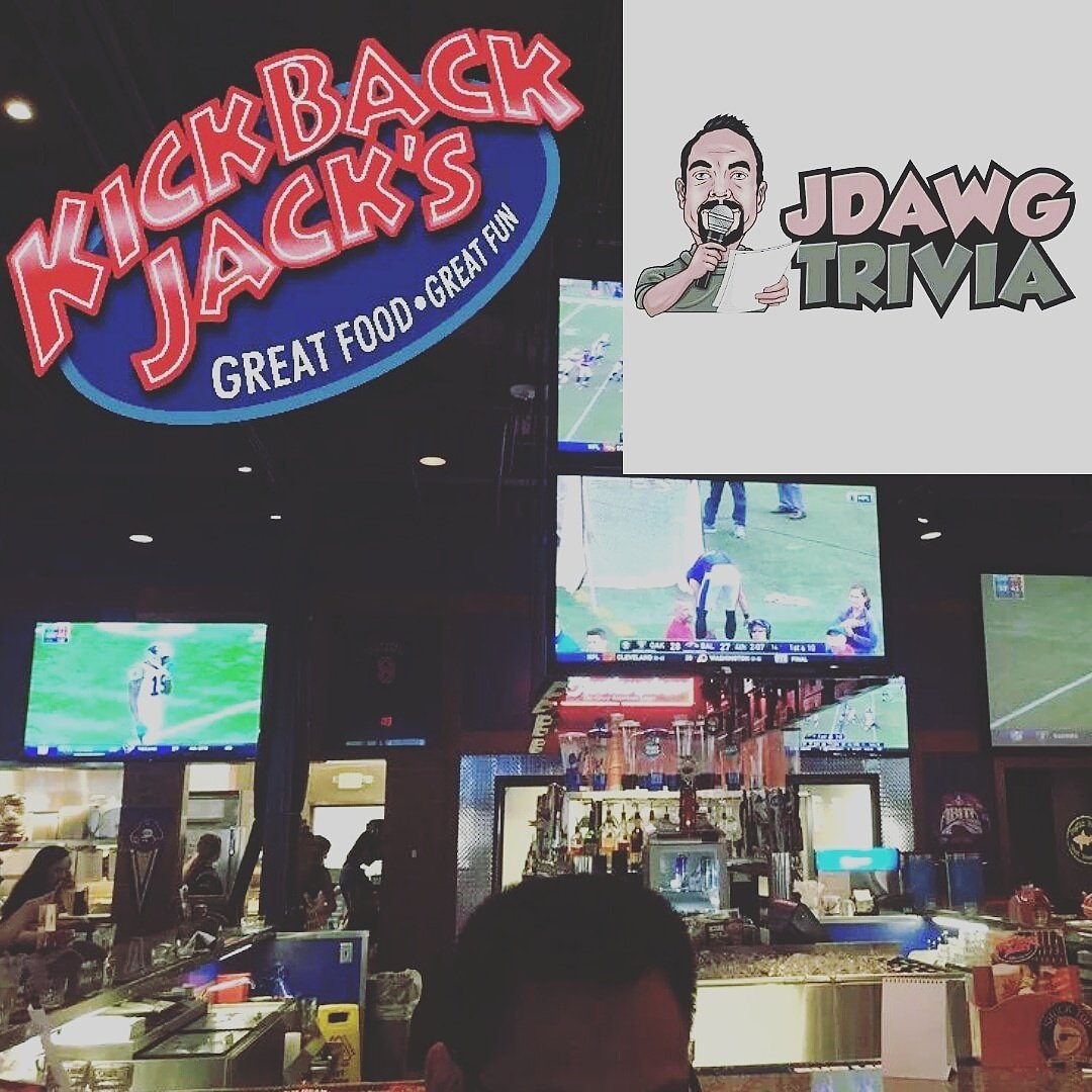 Trivia tonight at 7:30 at <a href="/kickbackjacks/">Kickback Jack's</a> in Garner!!!