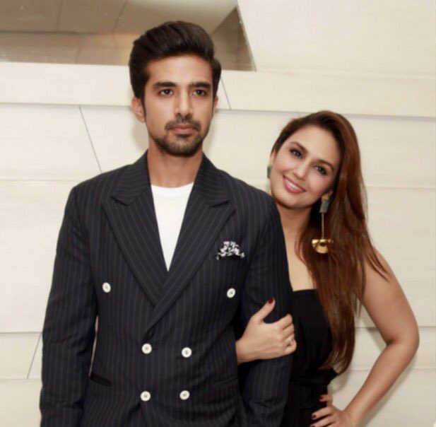 movie_glamor's tweet photo. The cool bro-sis duo promoting their next #Dobaara in Delhi #SaqibSaleem #HumaKureshi https://t.co/6ocopb1sf4