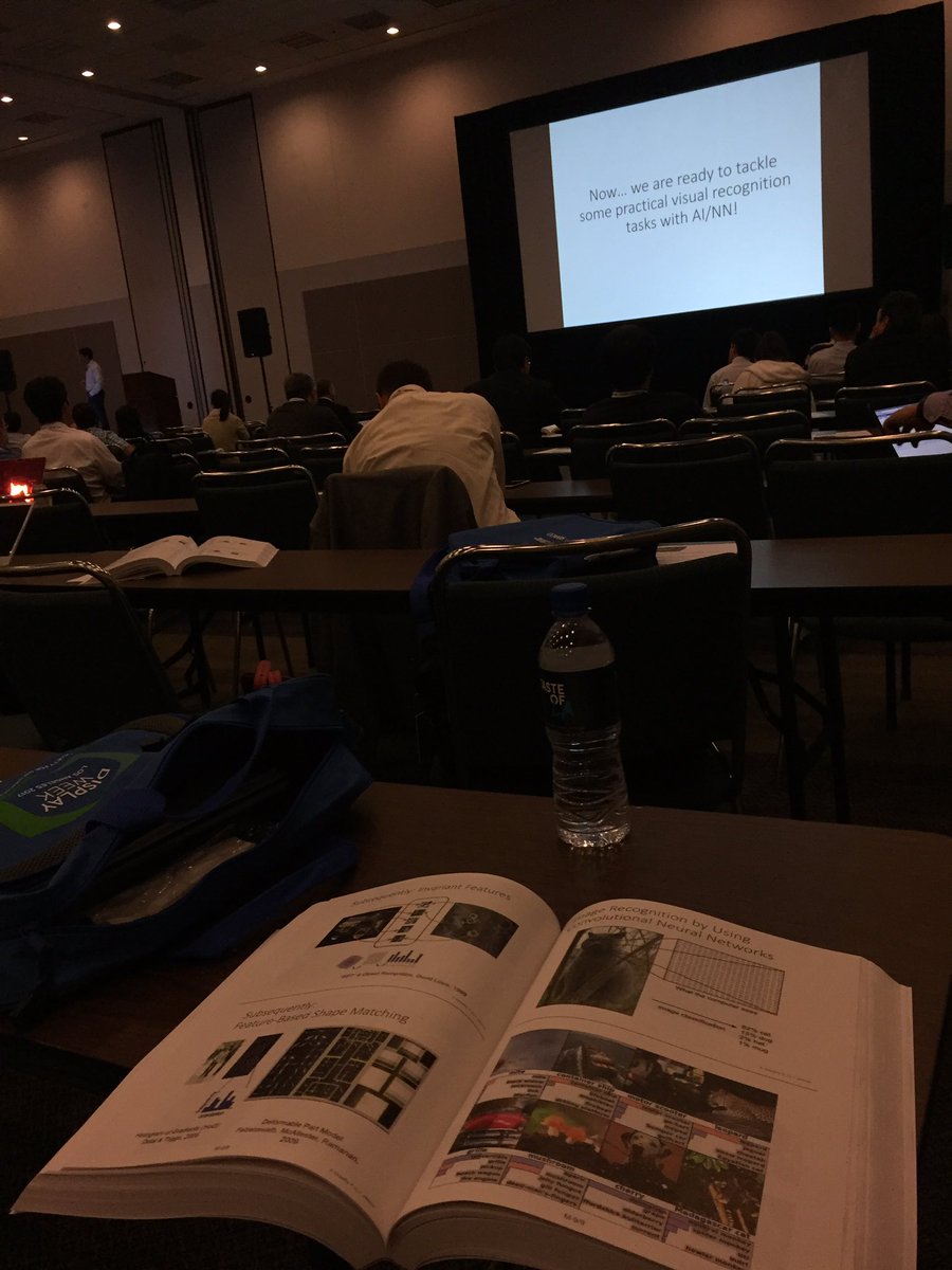 GAFeather's tweet image. Achin Bhowmik of Intel describes AI/NN systems for practical visual recognition tasks.  #DisplayWeek17