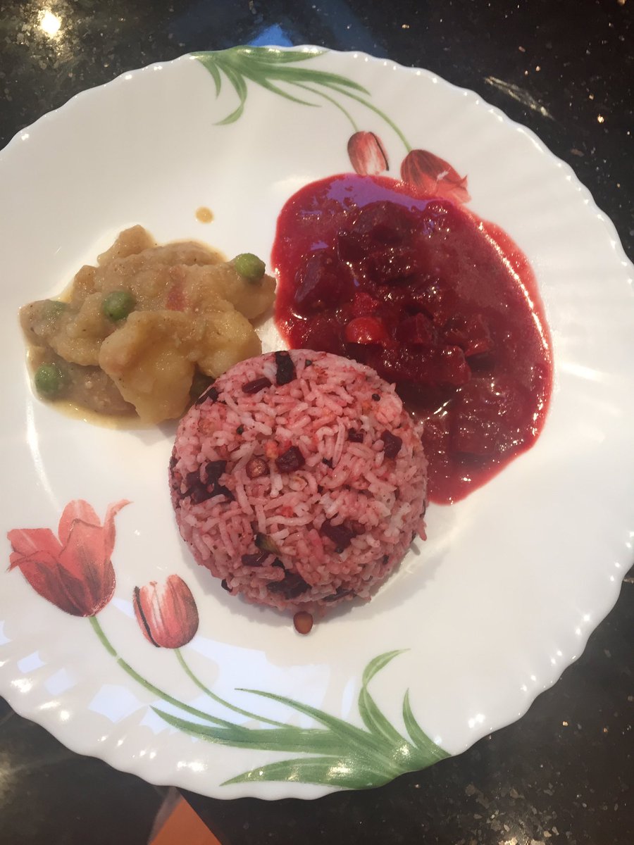 deliriumkrish's tweet photo. #beetrootrice #southindiancuisine #vegetarian https://t.co/zNlE02Lq4K