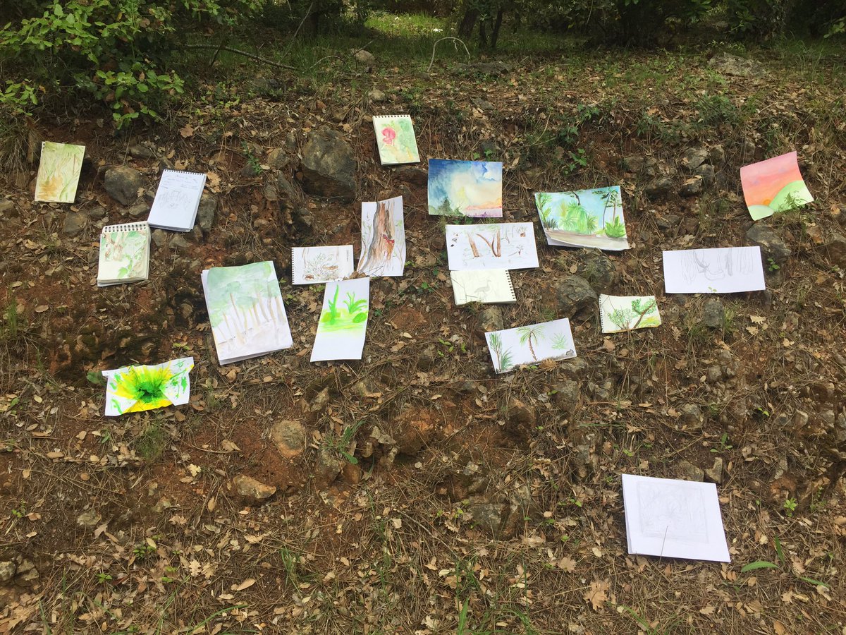 ap_veil's tweet photo. #2de De la Matière première à la Matérialité de l'œuvre La Nature est leur atelier https://t.co/X7lbztUVpm
