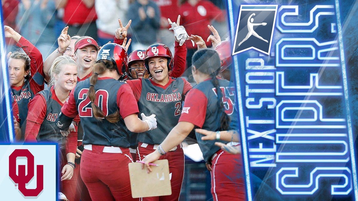 OKPrepStats's tweet photo. #NCAAStats: @OU_Softball & @LSUsoftball are 8th & 9th teams out of 417 to lose Game 1 Regionals & win Game 7 to advance to #SuperRegionals! https://t.co/kEJXFgRjbn
