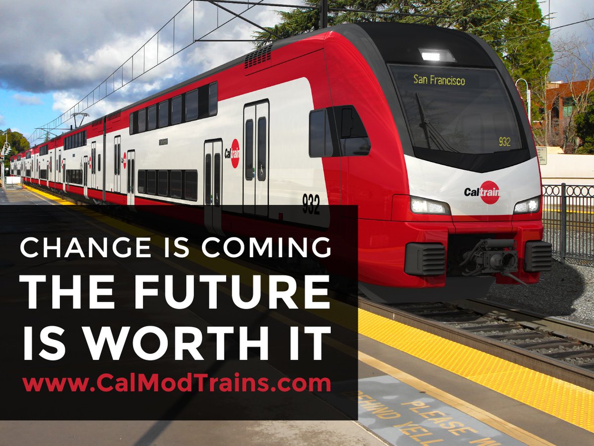 Caltrain's tweet photo. We must also thank our private sector partners, @SAMCEDA @SVLeadershipGrp and the @BayAreaCouncil. Thank you! #StandWithCaltrain https://t.co/ViM9Ra9yE1