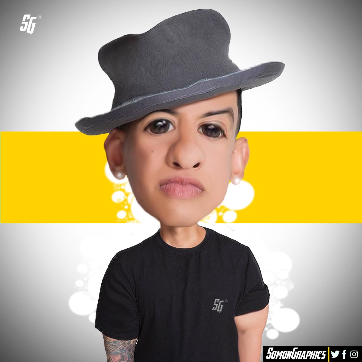 SomonGraphics's tweet photo. DADDY YANKEE - CARICATURA @daddyyankee #despasito @somongraphics #caricature https://t.co/9cuYsEUoVV