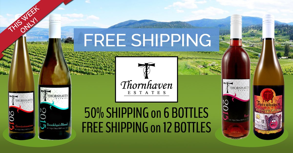 New week, new deal! Take advantage of #FreeShipping from <a href="/ThornhavenWines/">ThornhavenWines</a> all week long. Shop these great wines: ow.ly/MdCQ30bOjEx