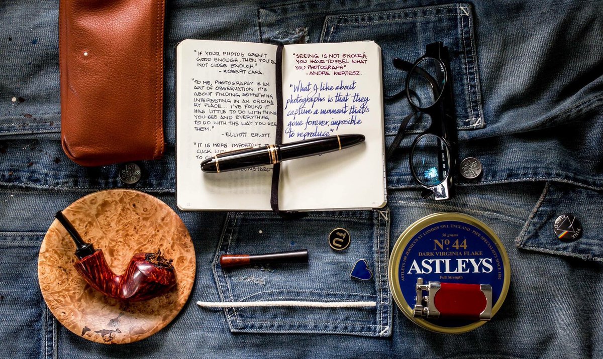 1307Alvaro's tweet photo. Monday's Mood.  Pipe by @YetiPipe @montblanc_world N.44 #astleys @Leuchtturm1917 #scotttinker @alfreddunhill @LeicaCameraUSA @Smoking_Pipes https://t.co/O7O69NzrTR