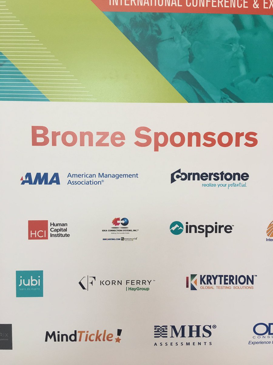 Proud to be a sponsor of ATD ICE. @GetJubi #atd2017