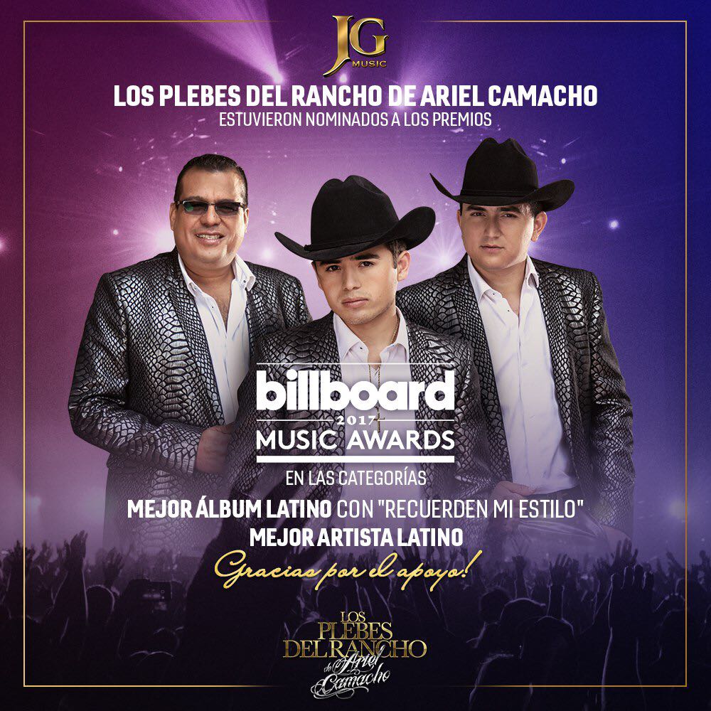 jgmusicoficial's tweet photo. ¡Muchas gracias por el apoyo a todos ustedes! Estas nominaciones son por el apoyo que le dan a todos nuestros músicos de #JGMUSIC https://t.co/MzwnbHCCjY