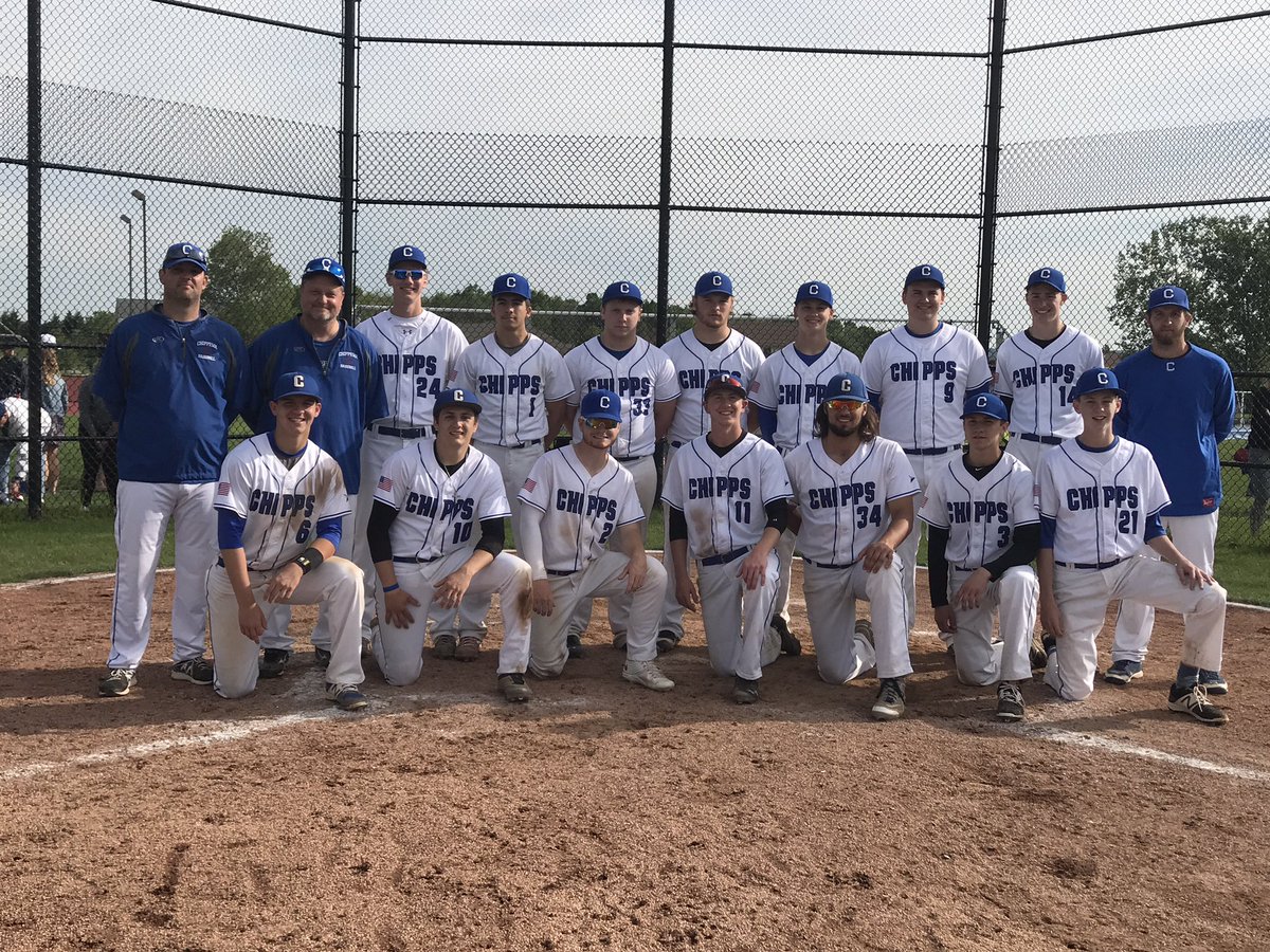 ChippsBaseball's tweet photo. WCAL champs! District Champs! Regionals are next #OHSAA #chippnation #TEAMWORK https://t.co/WZ9aMfo0cC