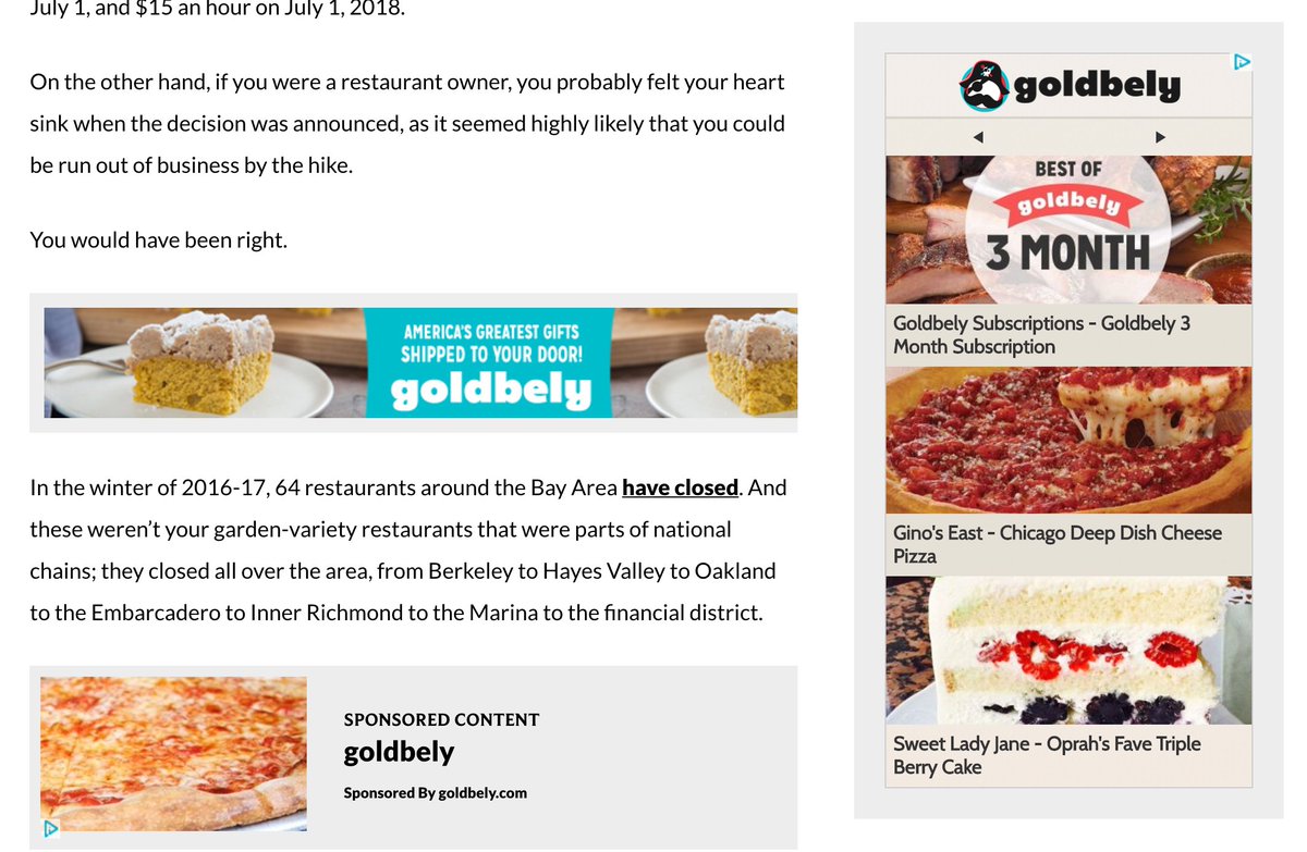 MUST VISIT GOLDBELY. MUST VISIT GOLDBELY.  There were actually 6 ads on this one page. I mean, I like Chicago pizza but...