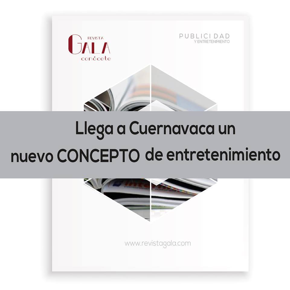 Revista_Gala's tweet photo. MUY PRONTO
#Revista #GalaConocte, #publicitaria #informativa, #GranImpacto, #Secciones #variadas, #publicidad, #marketing, #morelos, #wow https://t.co/io4wfwfhdW