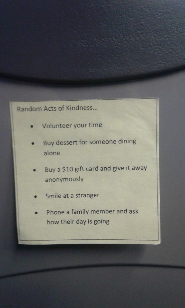 HashtagHappyAKL's tweet photo. Spotted on the back of a bus seat in Auckland! Spread kindness! #happyakl https://t.co/R12TStZ9qB