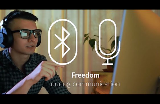 6st_One's tweet photo. Booster One - first headphones, that control. Wireless with a built in gyro sensor! Subscribe our newsletter - https://t.co/mTnv7z2GN9 https://t.co/YVTaFHYpKS