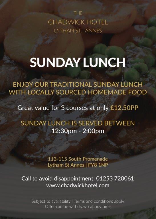 Chadwickhotel's tweet photo. L👀K at our a-MAY-zing food and wine offers!! Take advantage in our newly refurbished "dog friendly" lounge! Or why relax in the beer garden! https://t.co/ldDPRohUn3