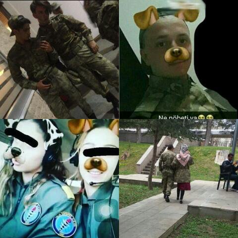 Solda Hava Harbiyeli Aslan parçaları..
Sağda Akp'den torpilli şebek harbiyeliler..