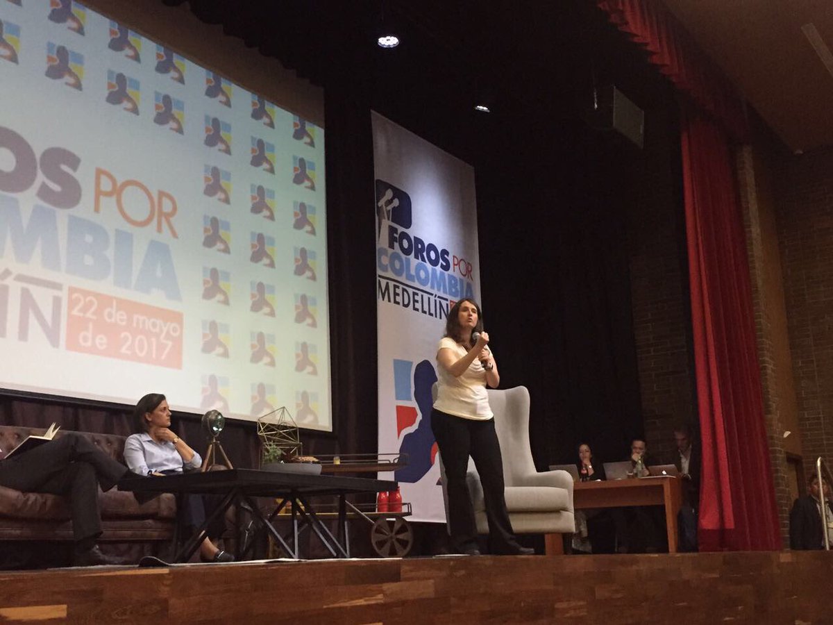 #PrimerForoMedellín 'Si hay Reforma urgente en Colombia es la de la justicia': @PalomaValenciaL