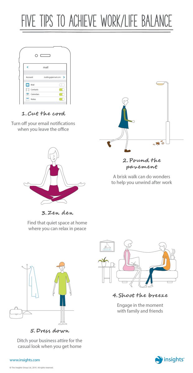 Insights's tweet photo. Sometimes it can be difficult to switch off mentally and electronically after work, so here are some tips from us… https://t.co/M08Dn8akOr