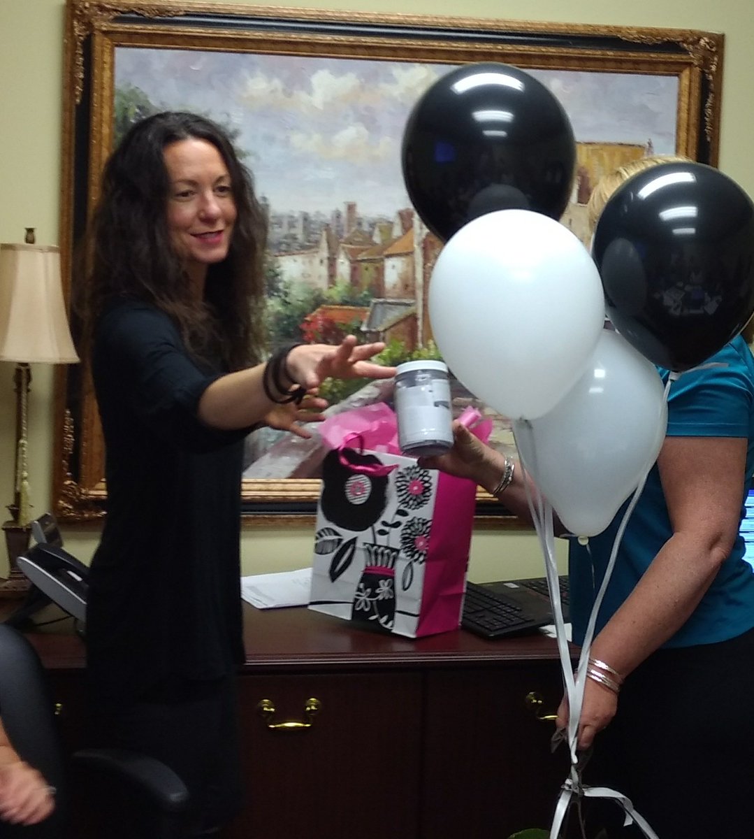 WillowsWillard's tweet photo. Celebrating our Amazing Trilogy OGO recipient, Becky! You are truly an inspiration! #TrilogyOGO #willowsatwillard #bestplacetowork https://t.co/HsWRyLy8Kv