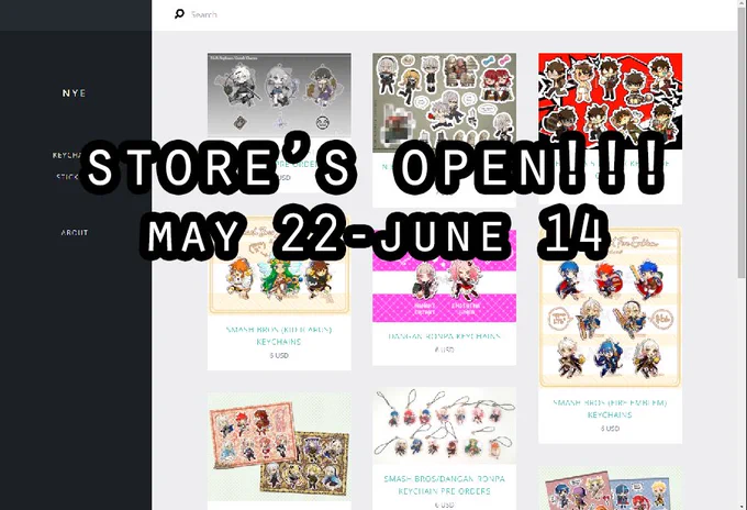 STORES OPEN! https://t.co/ld9O7oyPhW RTs are appreciated!!! _(:39 