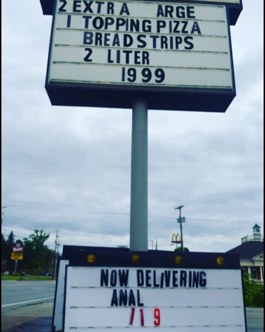 Gotta love that Anal from my local pizza joint lmfao! 😂😋🍕 #Pizza #Anal #Meme #MemeWorthy https://t.c<a href="/tag/pizza"class="tags"><span>#pizza</span></a><a href="/tag/meme"class="tags"><span>#meme</span></a><a href="/tag/anal"class="tags"><span>#anal</span></a><a href="/tag/memeworthy"class="tags"><span>#memeworthy</span></a>
