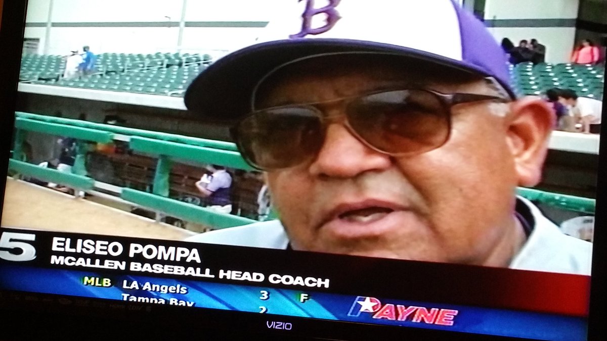 CHRISTINEARDIS's tweet photo. Look who was featured on @KRGVSports again tonight!  @McAllenISD #wearemchi #sweet16 #Laredobound #rgv #playball @BaseballMchi @McHiPride https://t.co/W7HaxGahXF