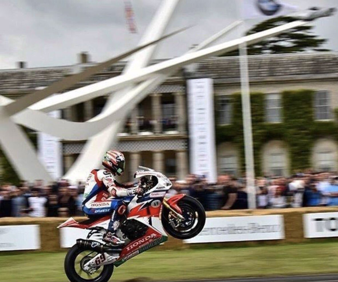 Our thoughts and prayers go out to the family of Nicky Hayden. <a href="/NickyHayden/">Nicky Hayden</a> a great racer and Friend. Goodwood FoS 2016. RIP.