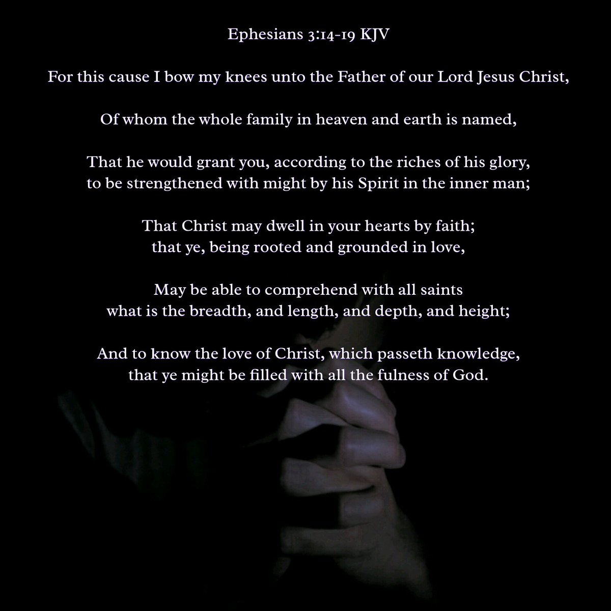 Bible Verses Kjv On Twitter Ephesians 319 Kjv And To Know