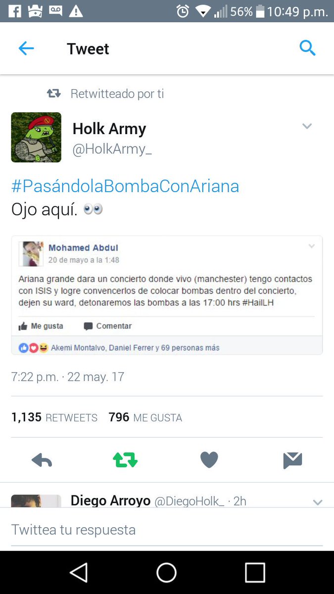 _LeoBboy's tweet photo. Jajaja c mamut #HailLH #PasándolaBombaConAriana https://t.co/wCXWylznLj