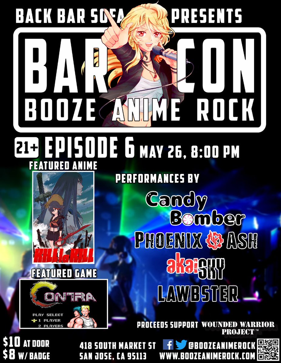 NEW SHOW: We’re playing the Fanime edition of BAR Con on Friday - just a short stroll from the con center. Drink specials, games &amp; anime