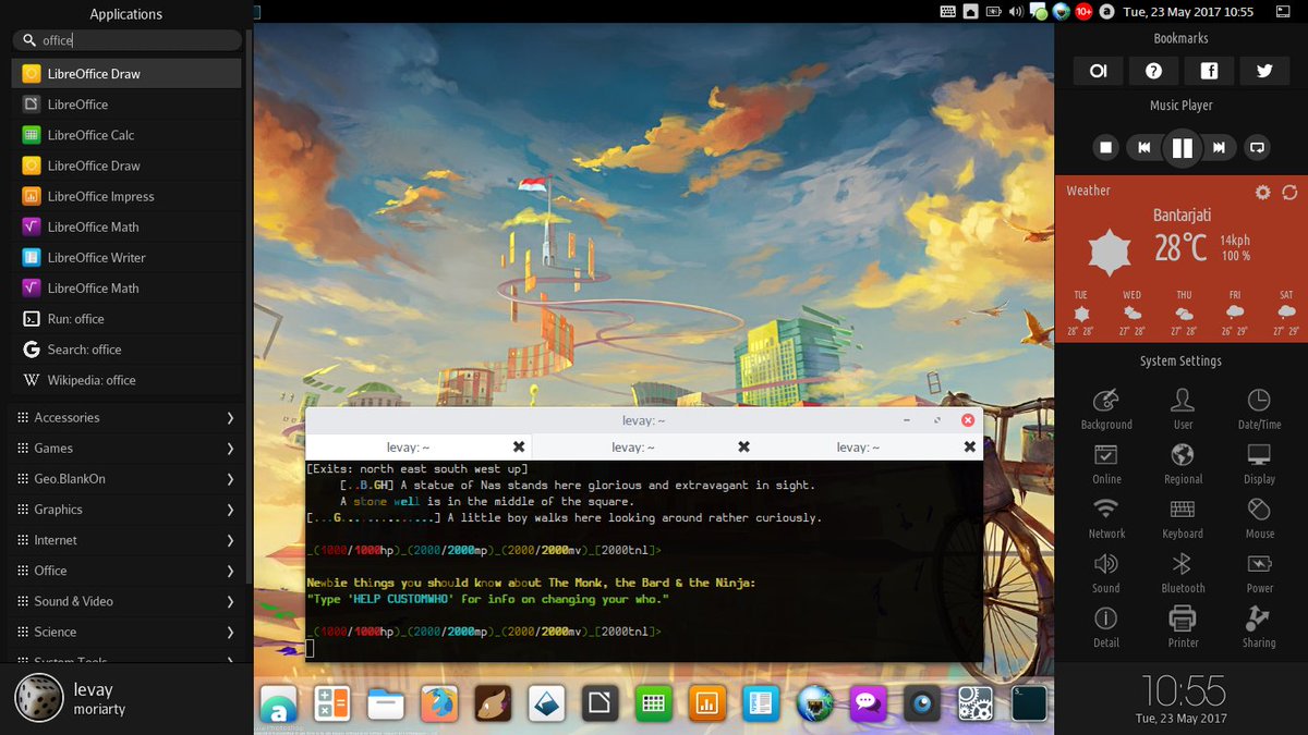 liberlev's tweet photo. @BlankOnLinux Mata ngantuk, perut lapar.
Sambil nunggu jam makan siang maen game aja lah bareng @BlankOnLinux . 😎
#BlankOnLinux #UntukIndonesiaMandiri https://t.co/kyvFCUpfhk