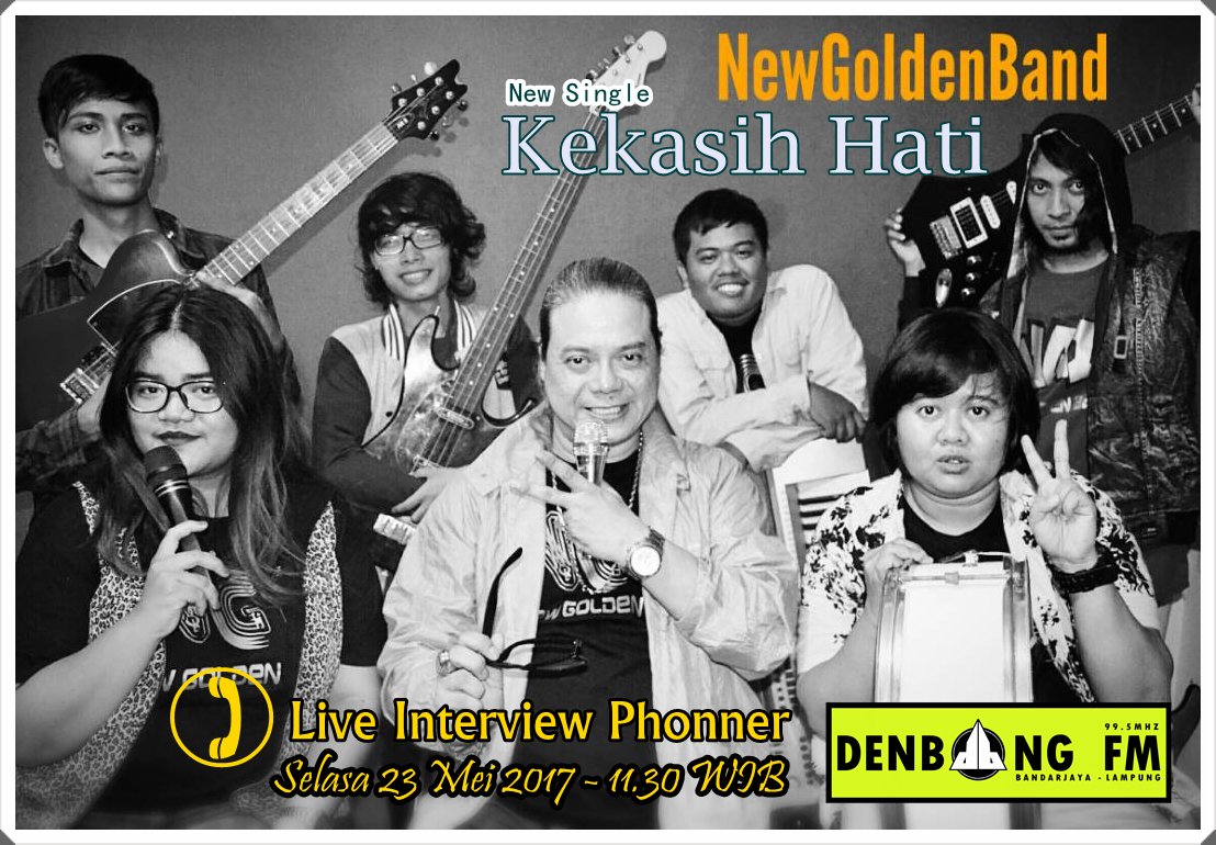#LivePhonner <a href="/NewGoldenBand/">NewGolden</a> #KekasihHati
Cc: <a href="/nandre95fm/">nandre MD ElmitraFm</a>

Yuk Staytune 11.30 WIB
Bareng MD: <a href="/KiaHarvesya/">Kia Harvesya</a>
Kupas Single &amp; Kepo - Kepoin Yuk
