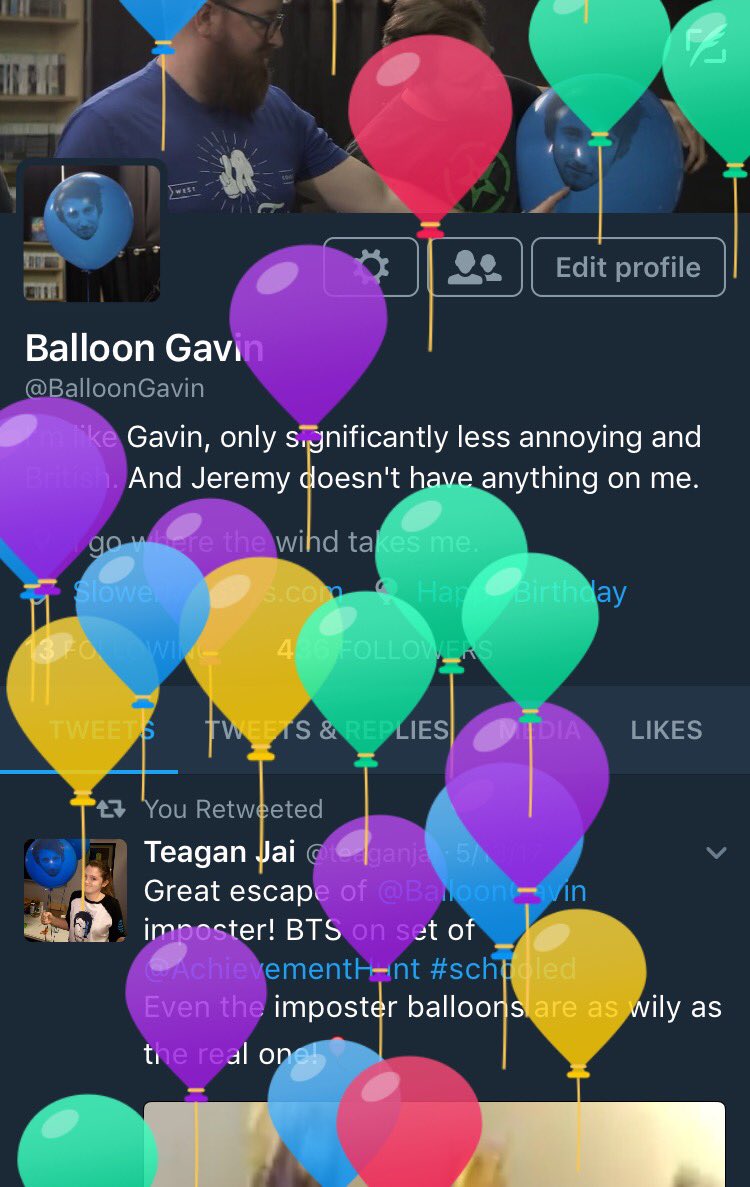 BalloonGavin's tweet photo. This doesn't feel right... https://t.co/eXhWMFNl5d