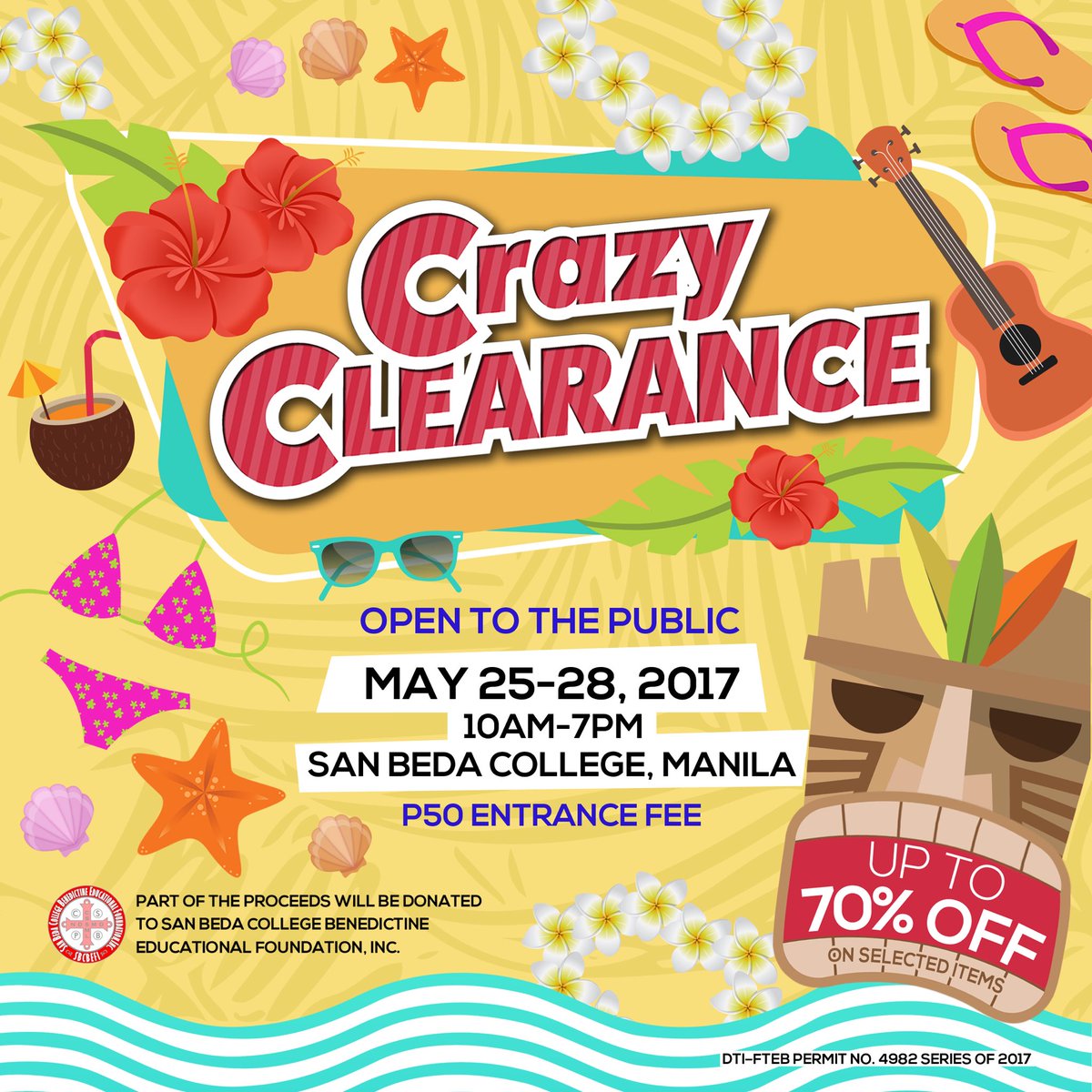 GoodyPH's tweet photo. Who are not over summer shopping yet? Goody will be participating in Crazy Clearance this May 25-28 at San Beda College Manila. 💋 https://t.co/2zpLvEflxC