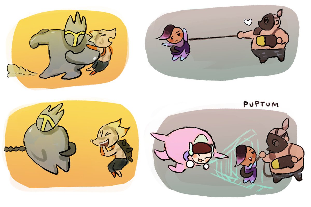 puptum's tweet photo. what I love about overwatch is that the game is just as much about saving your teammates as killing the other team!!! https://t.co/xDicm1VU8a