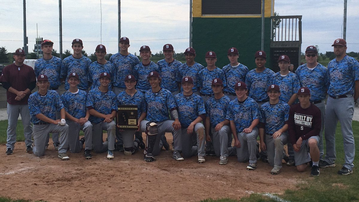 SJOBaseball's tweet photo. Spartans win 10-4 over Monticello and win their 5th straight Regional Championship. WP - Colton Hale. Brant Hoveln with a Grand Slam. https://t.co/kkkMcGZNFe