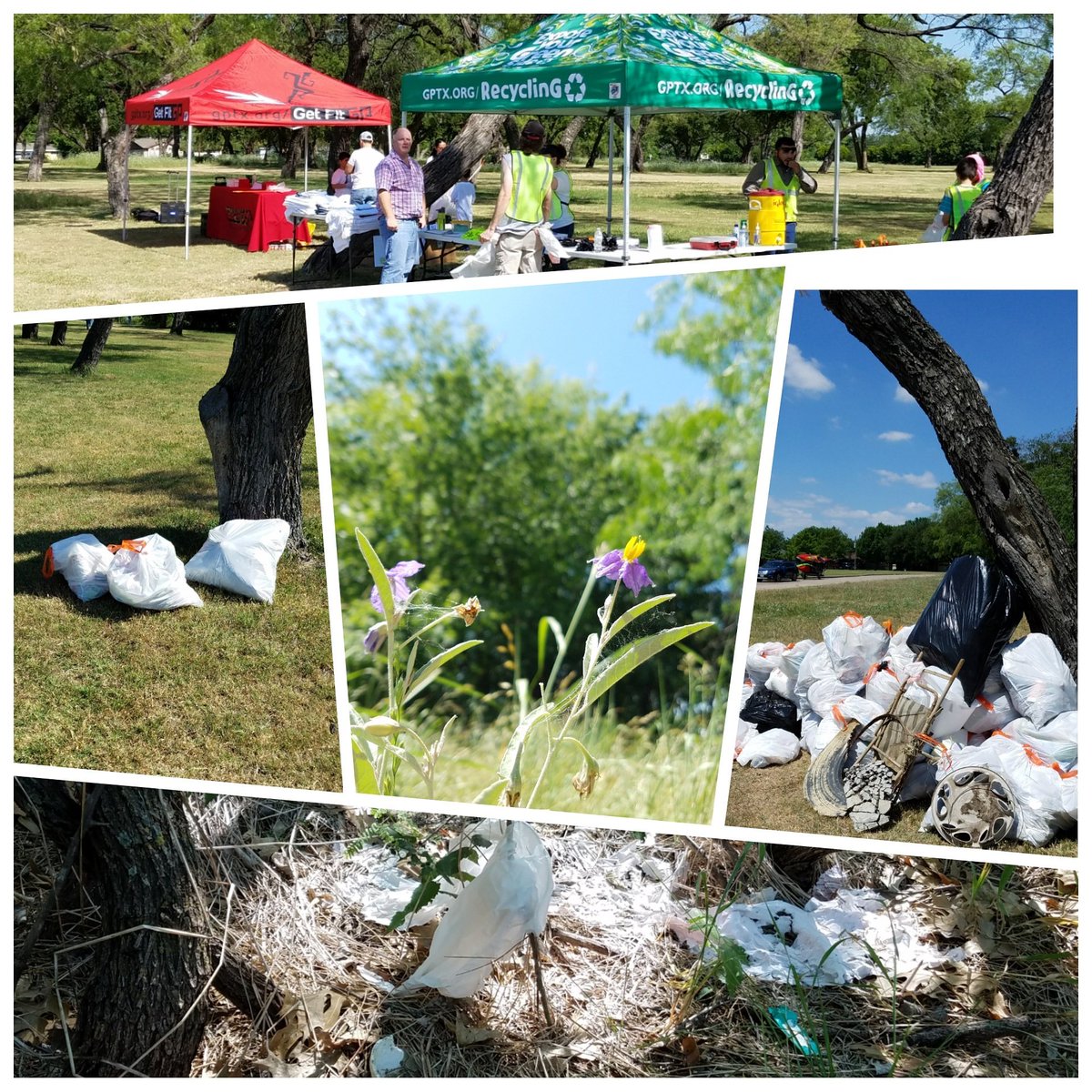madeofdirt's tweet photo. Helped Keep Grand Prairie Beautiful (#KGPB) by picking up 3 bags of #trash (golf balls, Styrofoam, and 5 dzn chiggers). #dontmesswithtexas https://t.co/gFIfPQyVbg