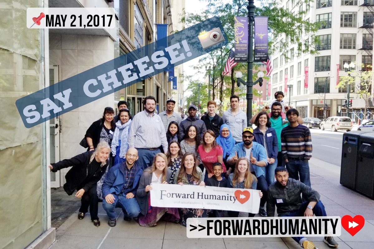 forwardhumanity's tweet image. Sunday morning smiles! #forwardhumanity #future #100meals #volunteering
