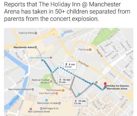 MissingAttack's tweet image. RT RT! IF YOU'RE STILL MISSING SOMEONE, CALL THE HOLIDAY INN. #Manchester