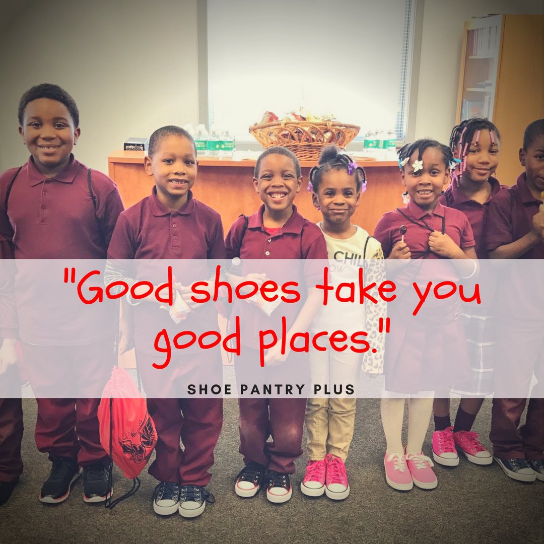 ShoePantryPlus's tweet photo. #Motivationmonday
"Our mission is to help those in need put their best foot forward!" 👟👞
#shoepantryplus #soledoctor #shoes #donate https://t.co/XkSfVj1W0i